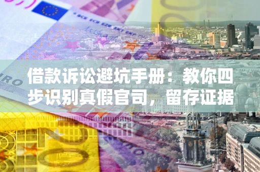 武汉借款诉讼避坑手册：教你四步识别真假官司，留存证据不踩雷