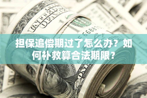 武汉担保追偿期过了怎么办？如何补救算合法期限？