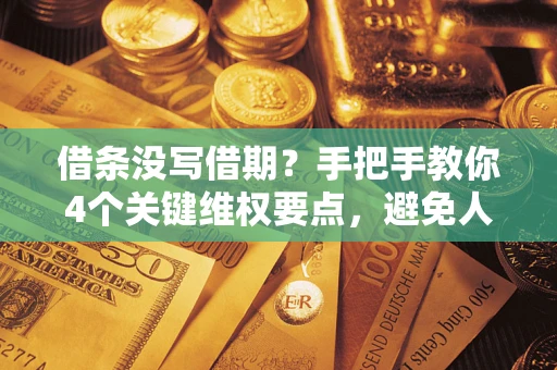 武汉借条没写借期？手把手教你4个关键维权要点，避免人财两空
